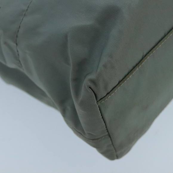 PRADA Tote Bag Nylon Gray Auth mr715 - Picture 16 of 16